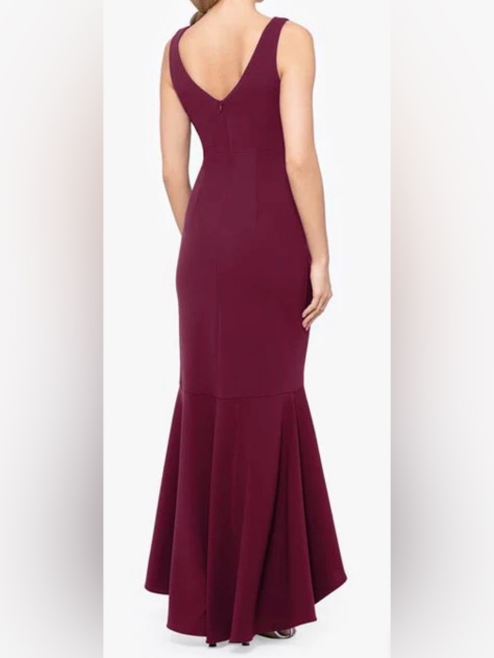 New! Betsy Adam Petite Candance High Low Dress - Picture 3 of 15